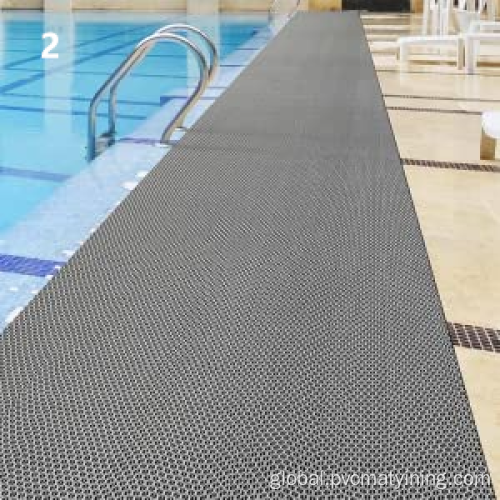 Pvc Non Slip Mat PVC Anti-Slip Matting for swimming pool Factory